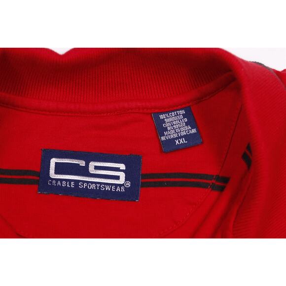 Georgia Bulldogs UGA Vintage Red Leaning Dawg Polo Shirt XXL - Picture 7 of 7